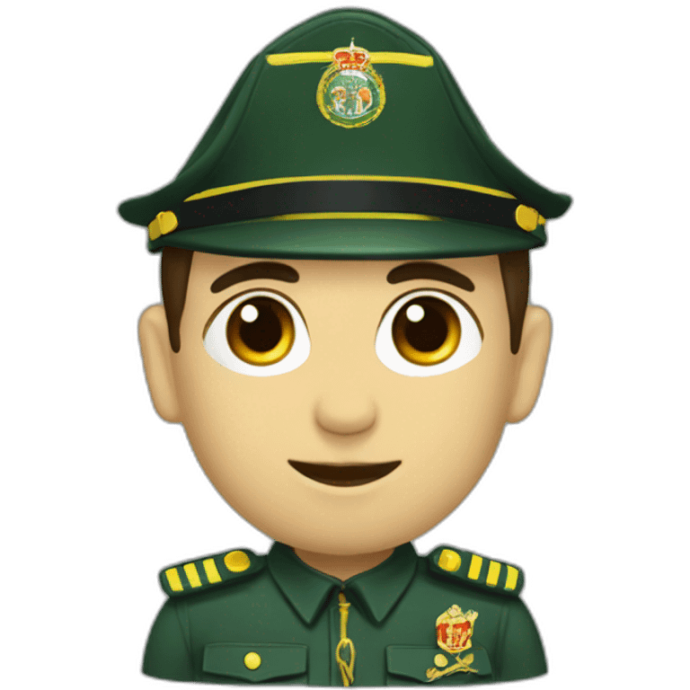 Guardia civil tricornio emoji