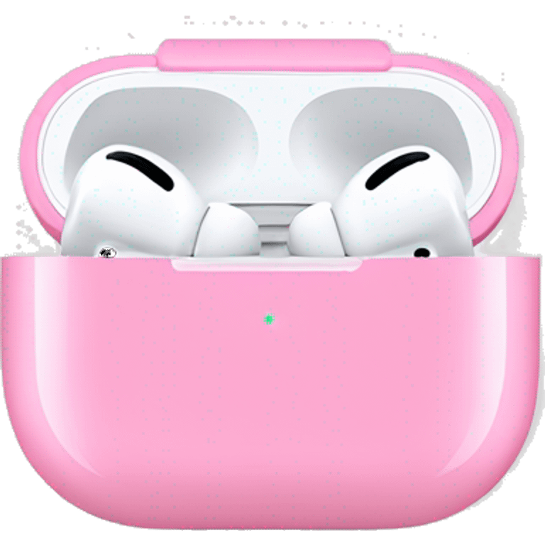 AirPods Pro pink emoji