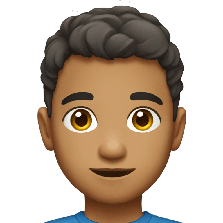 Hispanic kid with short hair emoji