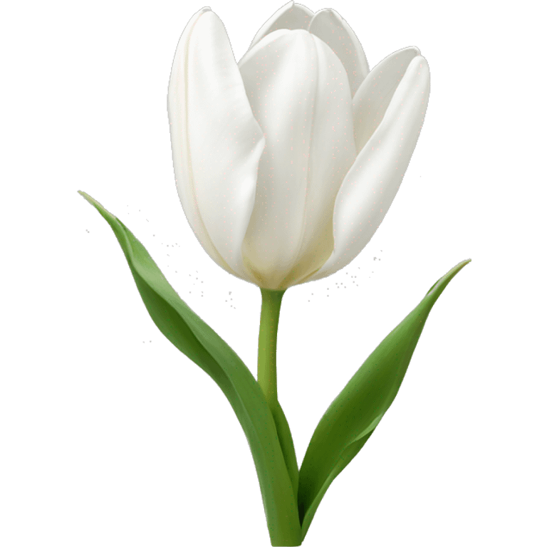 White tulips emoji