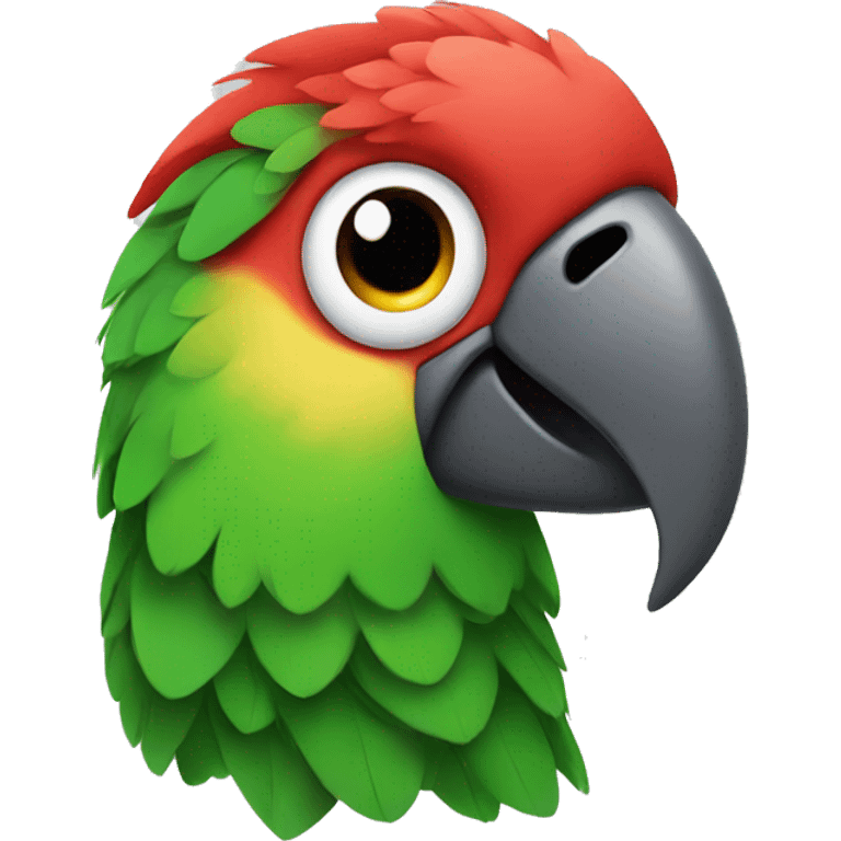 Parrot head emoji