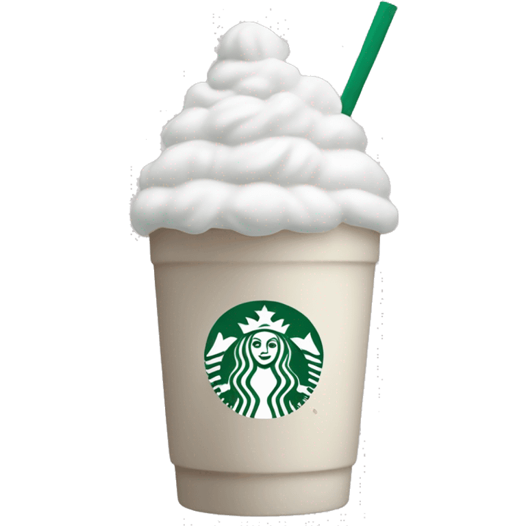 Starbucks cold foam emoji