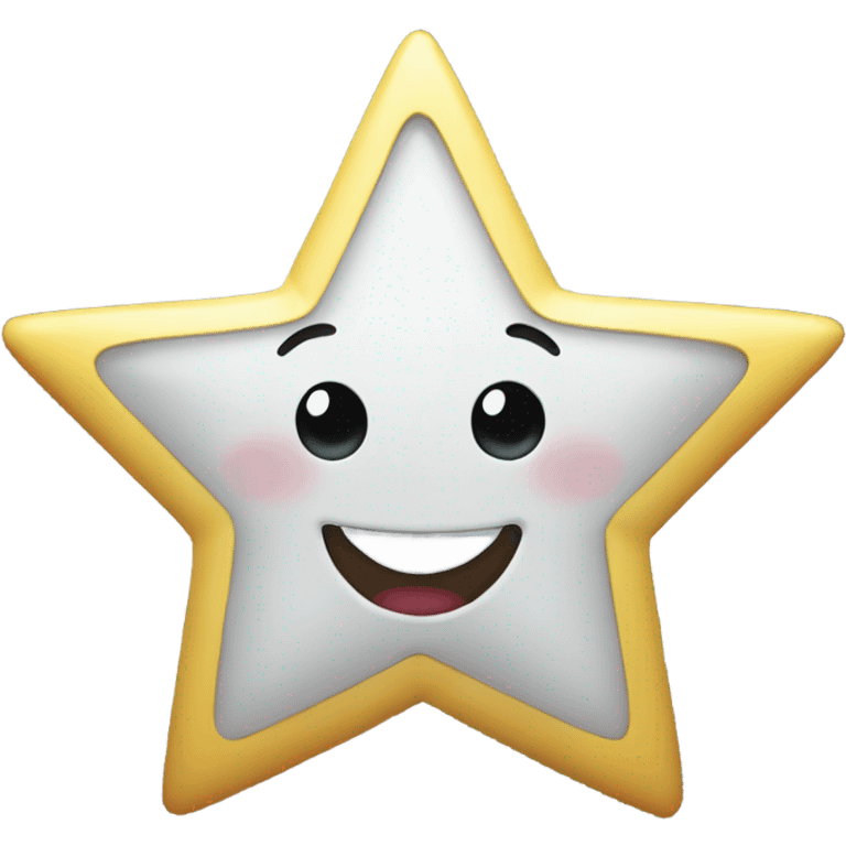 the star is smiling emoji