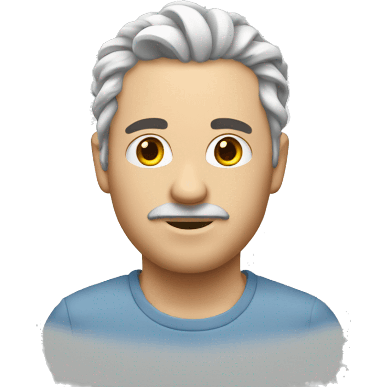 Un homme blanc avec des tresses emoji