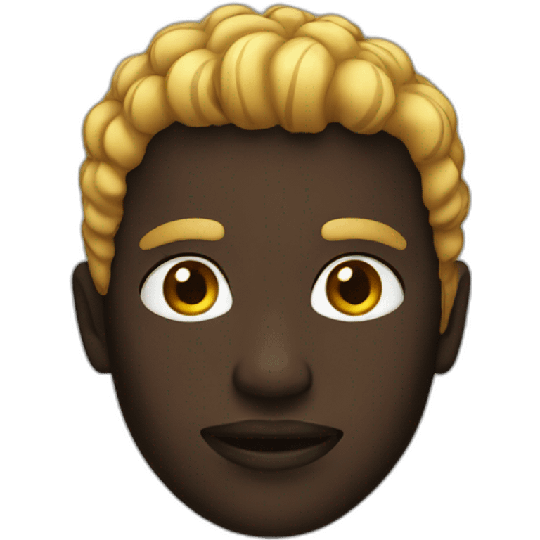 Skin black  emoji