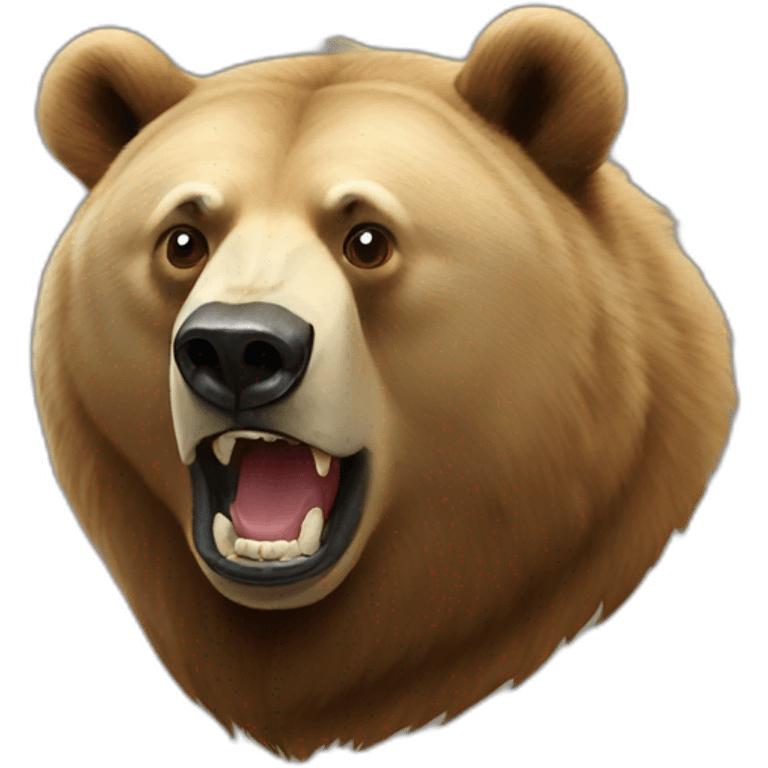 Putin on a bear emoji