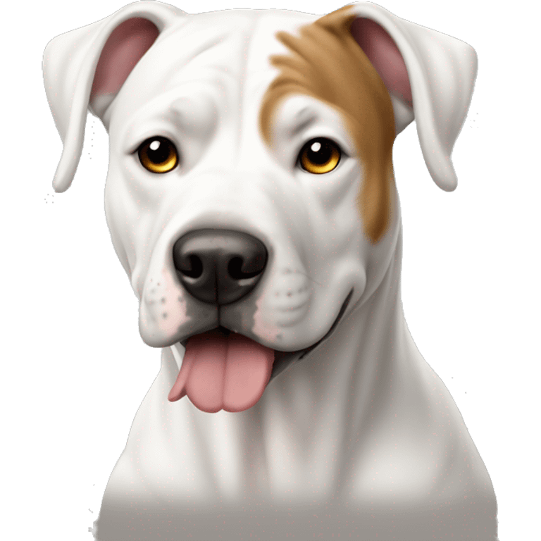 The dogo argentino emoji