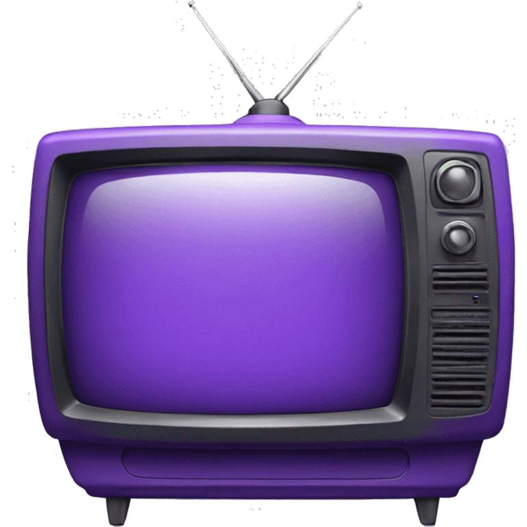 Purple tv  emoji