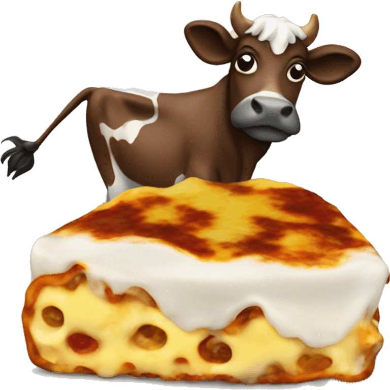 cow lasagna  emoji