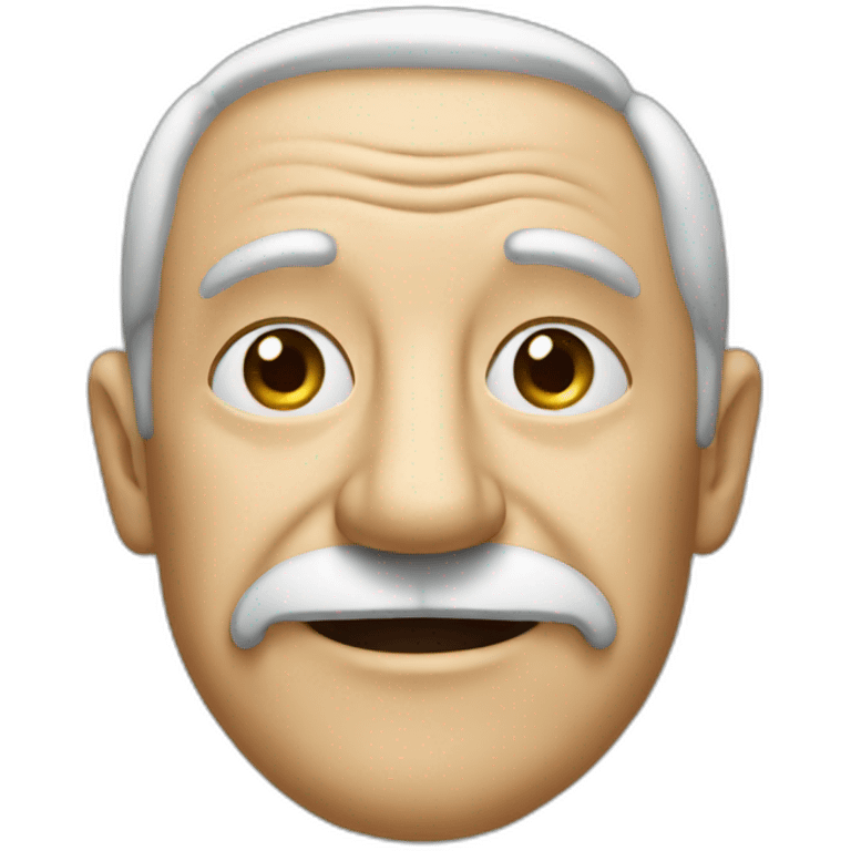 Big nose old man suit emoji