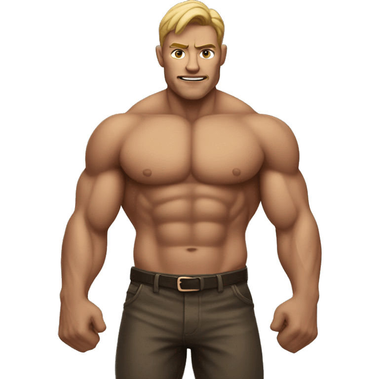 Muscular man emoji