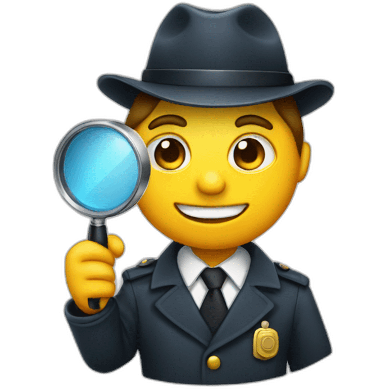 detective with magnifying glass emoji