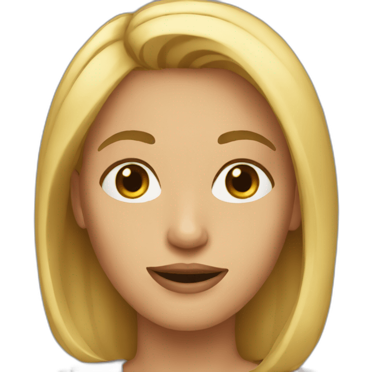 Une femme emoji