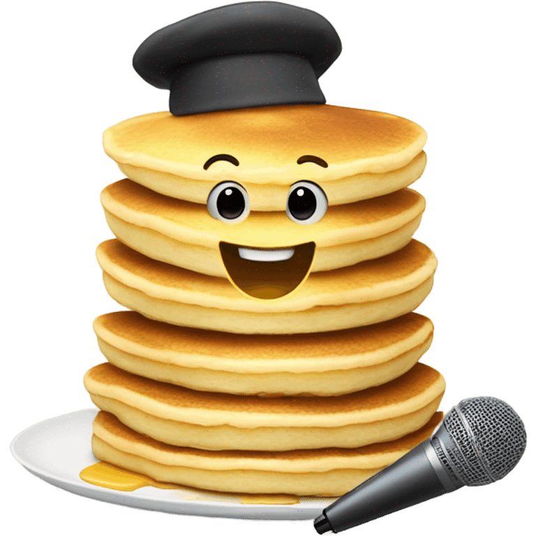 Singing stack of pancakes  emoji