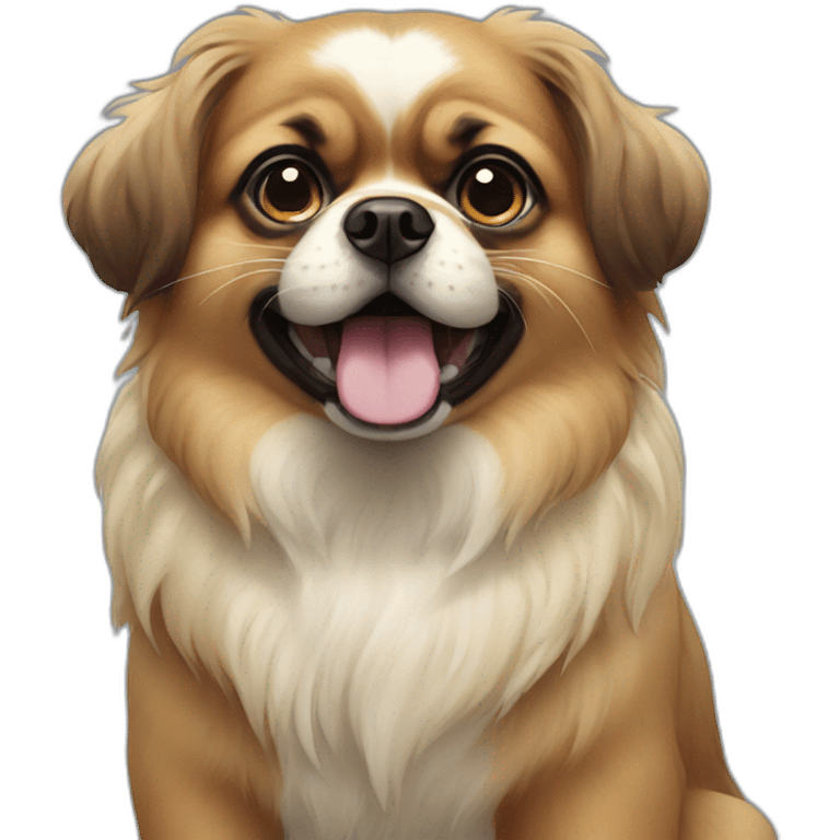 tibetan spaniel emoji