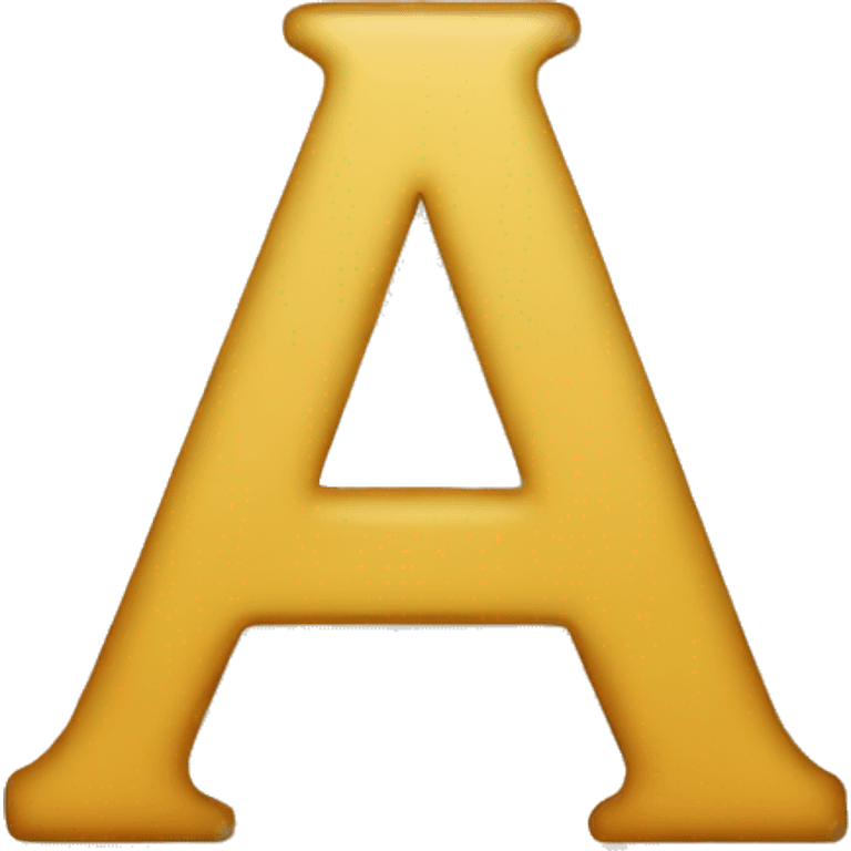 A Letter A emoji