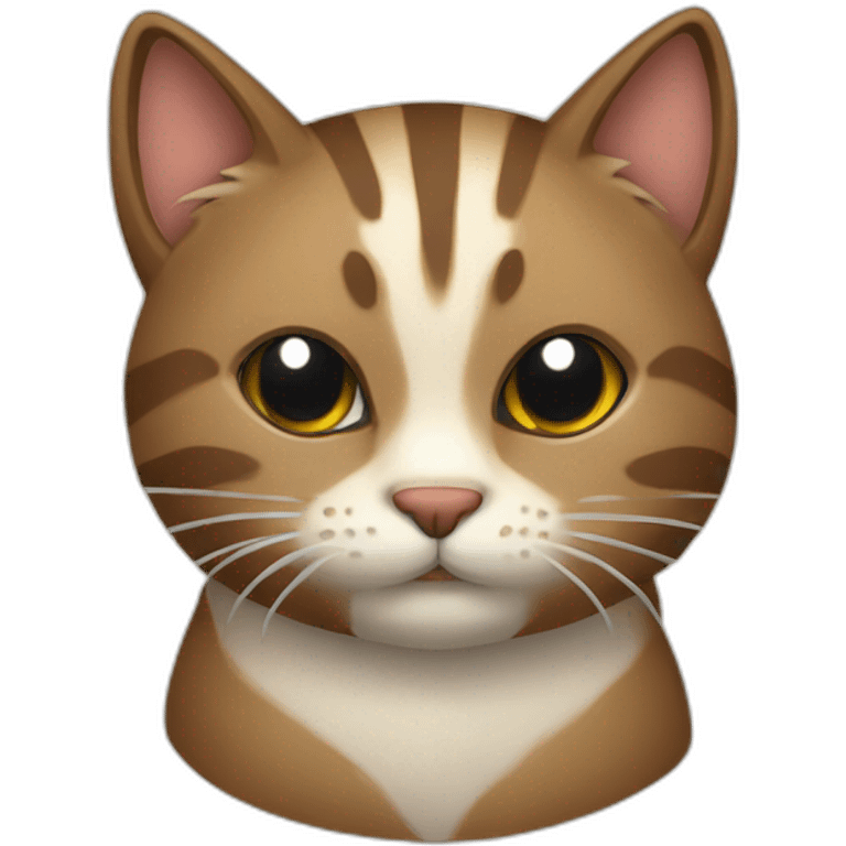 Gato de madera emoji