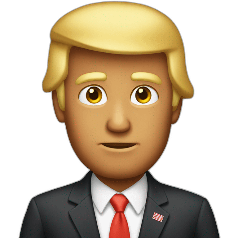 Donald trump tanned emoji