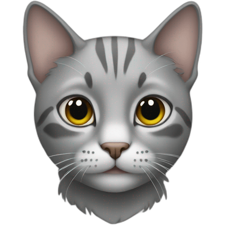 cat grey emoji