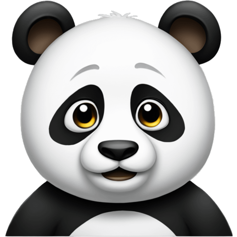 Panda judging you emoji