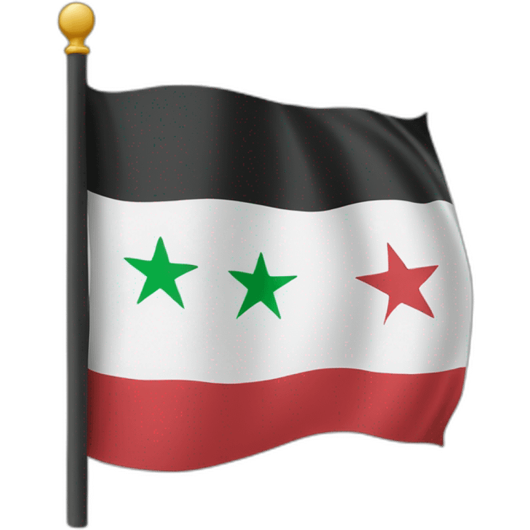  flag of Syria emoji