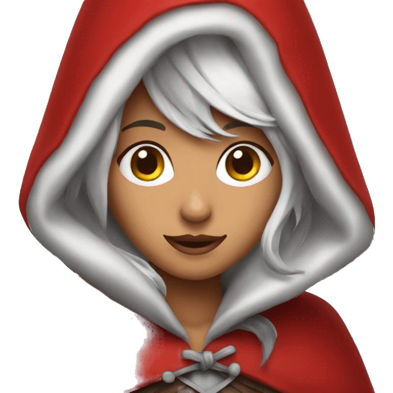 Red riding hood emoji