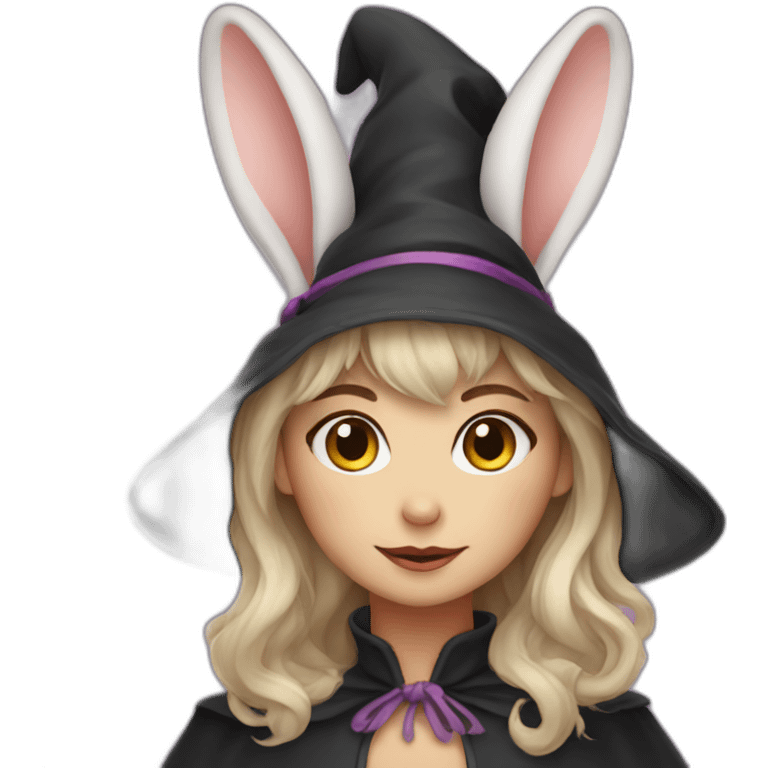 bunny witch emoji