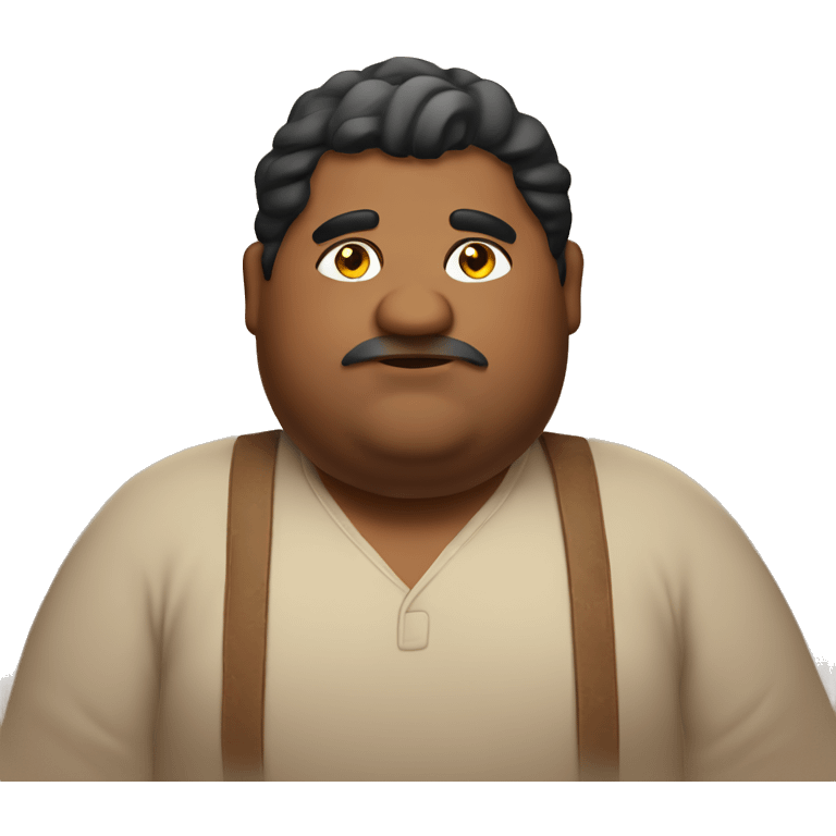 Fat Indian guy emoji