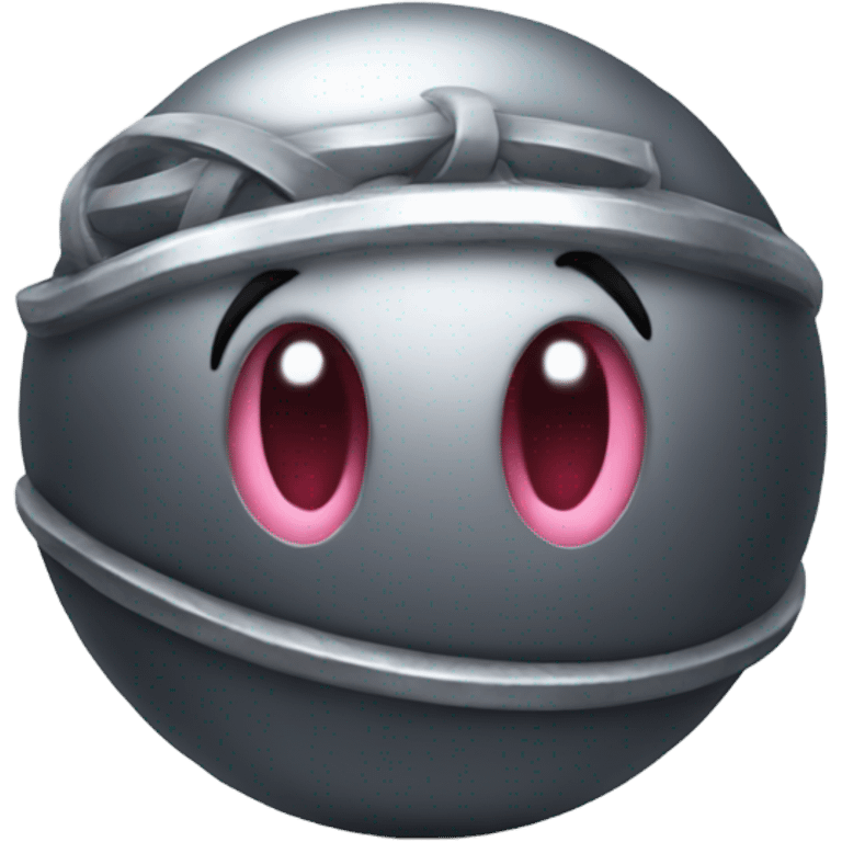 Metal Kirby ball emoji