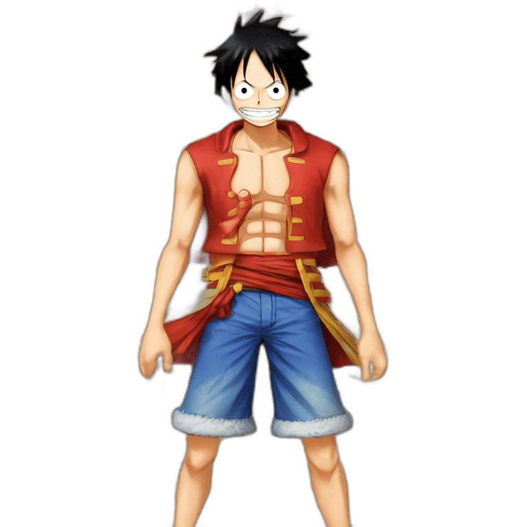 Red Hawks de Luffy de One piece emoji