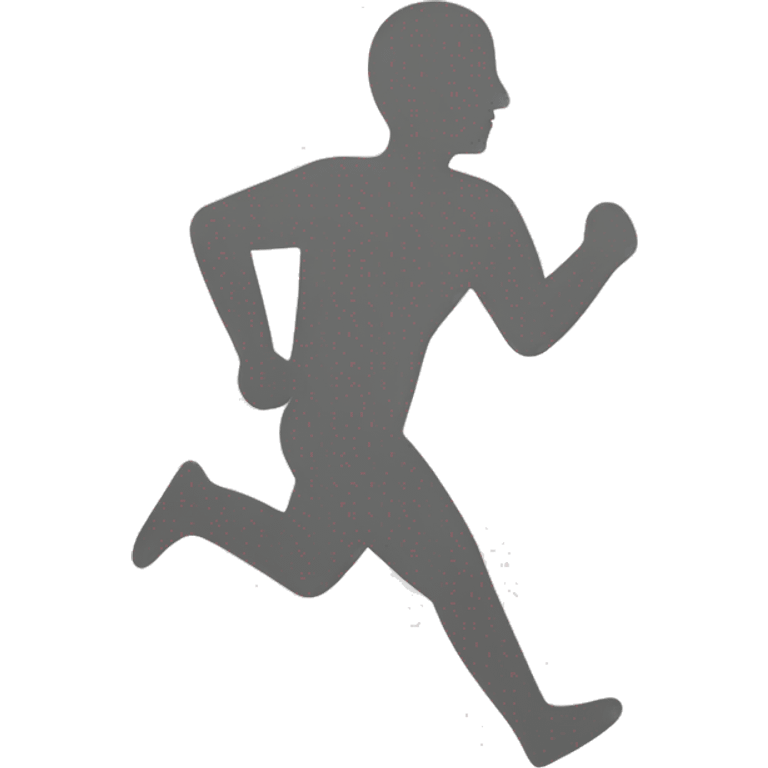 outline-person-white-running emoji