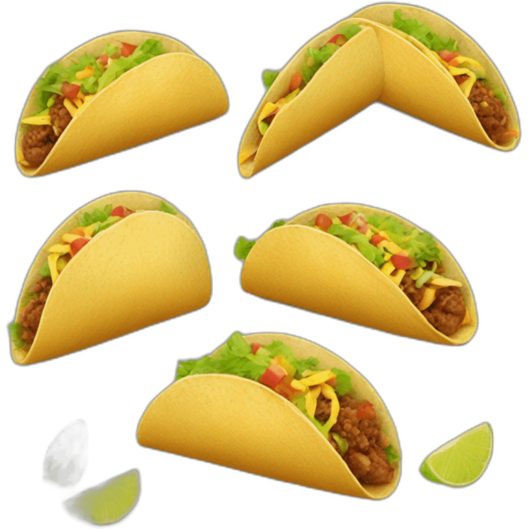 Tacos de guisados emoji