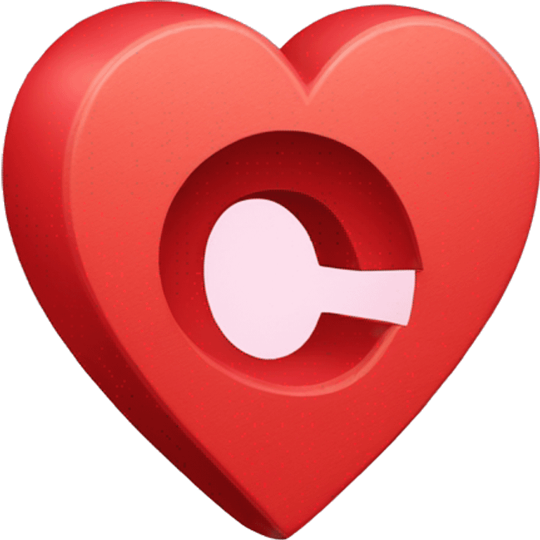 letter g inside of a heart emoji