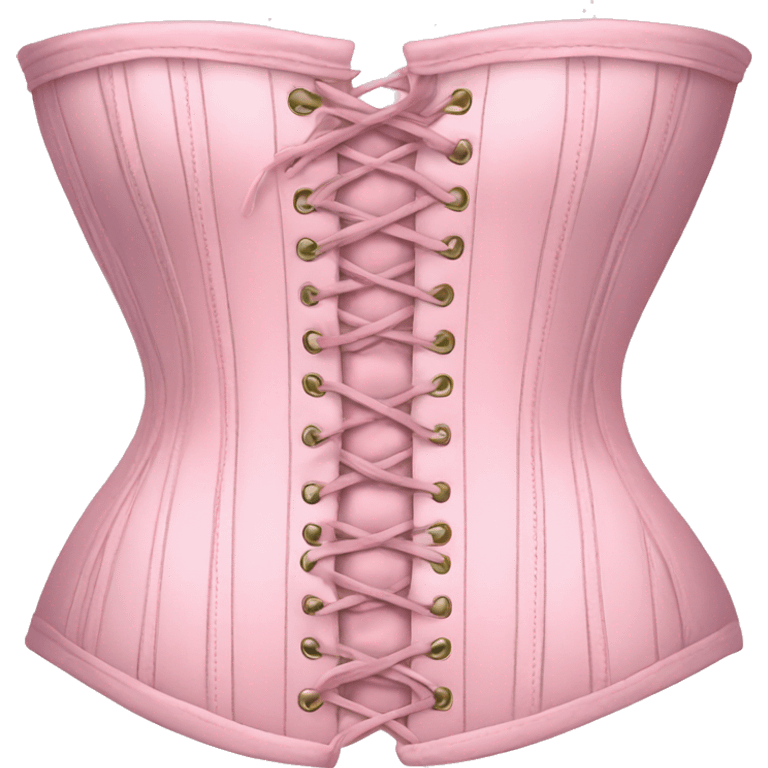 Baby pink corset emoji