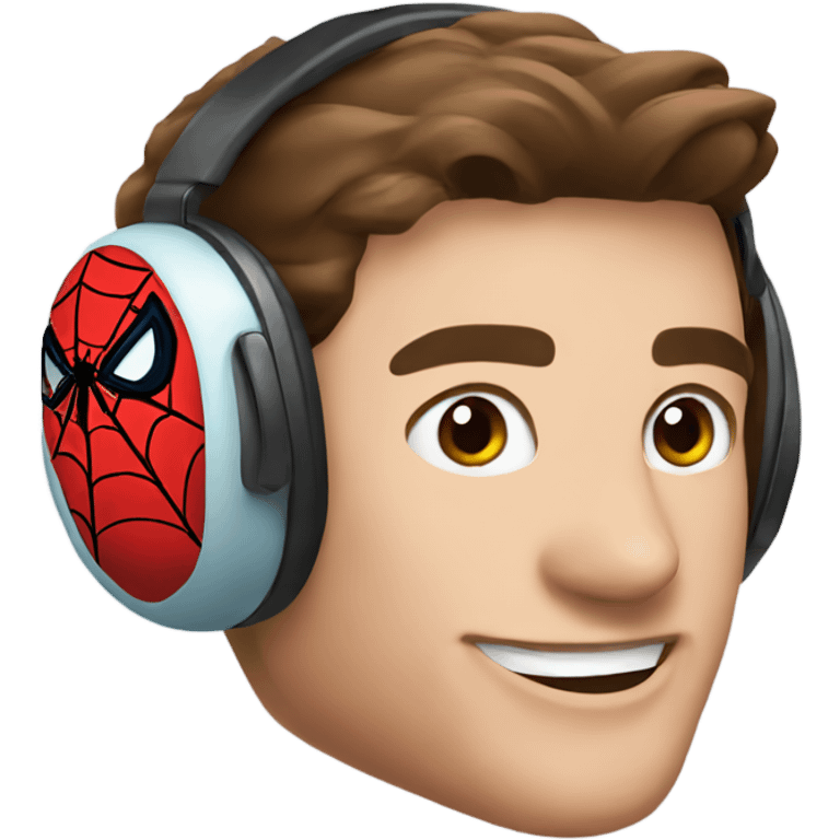 spider-man ear muffs emoji