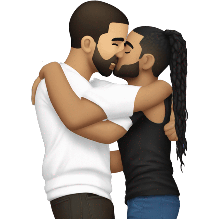 drake kissing drake kissing drake kissing drake emoji