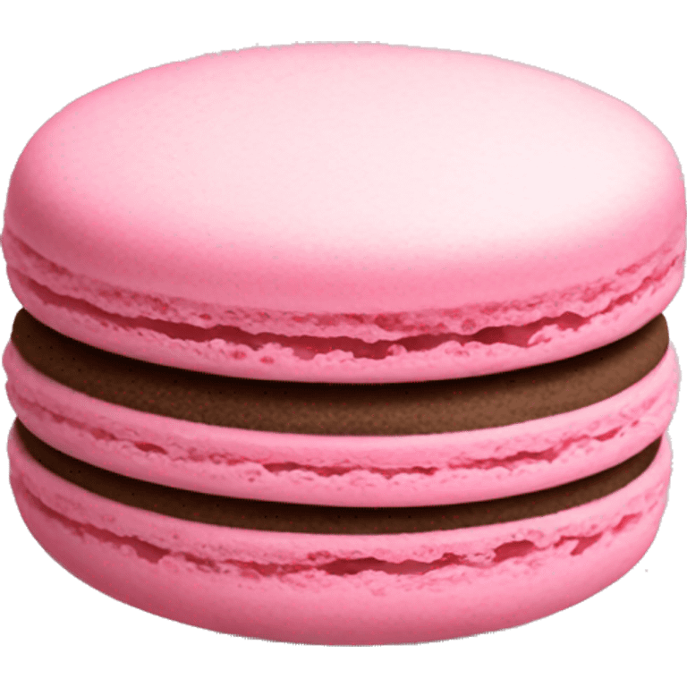 Pink macaron  emoji