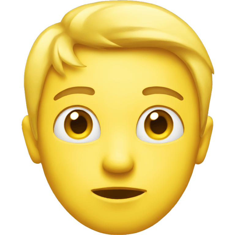 Yellow emoji side eyeing emoji