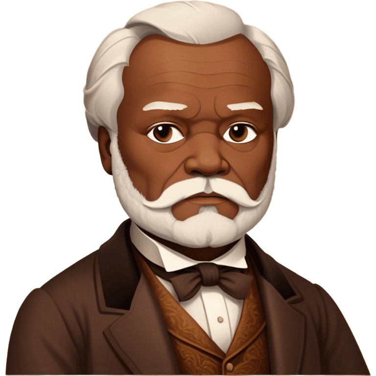 Cinematic Realistic portrait of Victor Hugo, shown as an iconic writer with intense, thoughtful eyes and richly detailed 19th‑century attire, rendered in warm, literary lighting that captures his creative spirit emoji