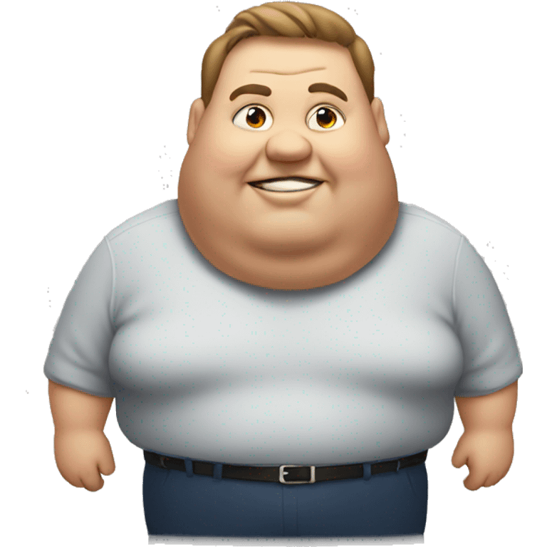 Fat guy  emoji