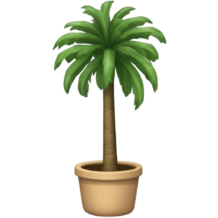 A yukka palm in a pot emoji