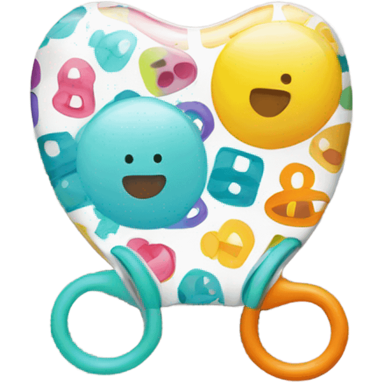 aesthetic baby pacifier emoji