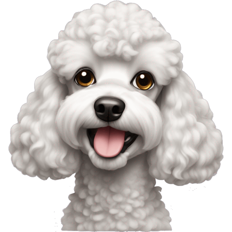 Poodle dog emoji