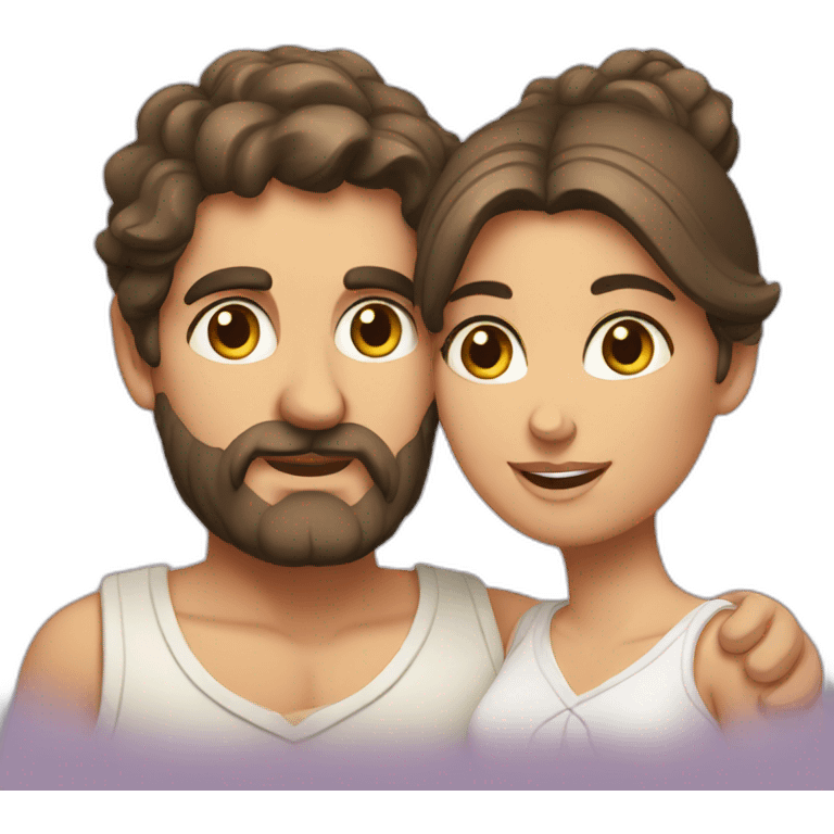 Greek couple emoji