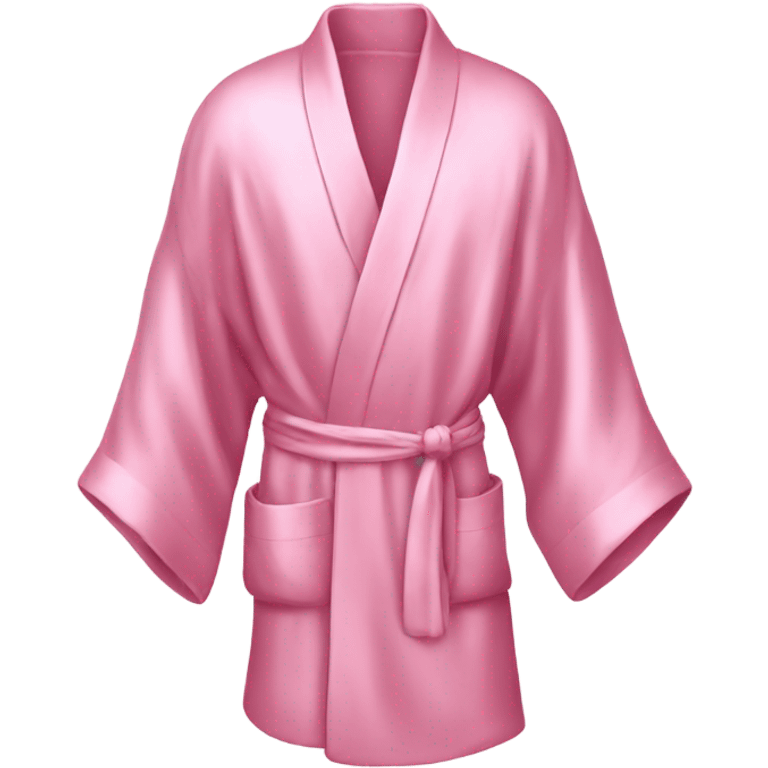 Light pink silk robe emoji