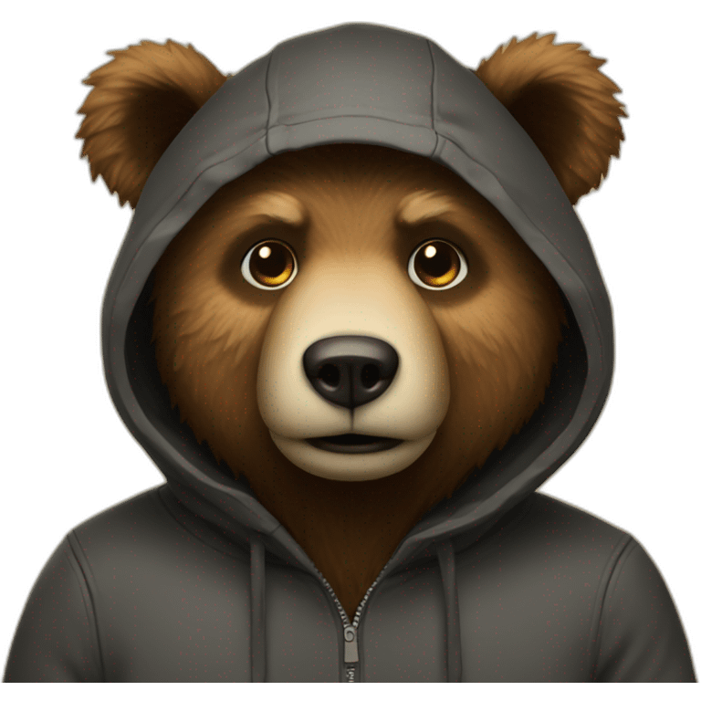 Hacker bear emoji