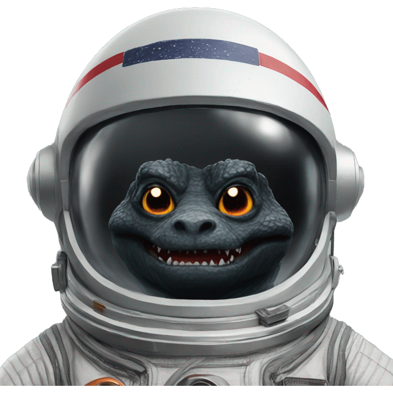 Godzilla astronaut  emoji