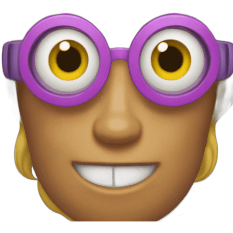 Combination of dora the explorer and minion emoji