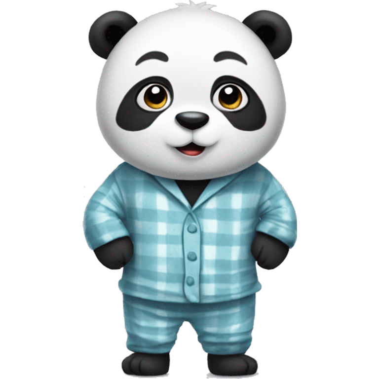 panda with pajamas emoji