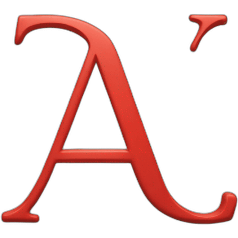 'A' grade lettering in red emoji